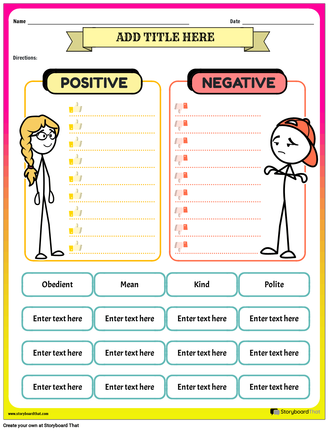 character traits worksheet character traits worksheet