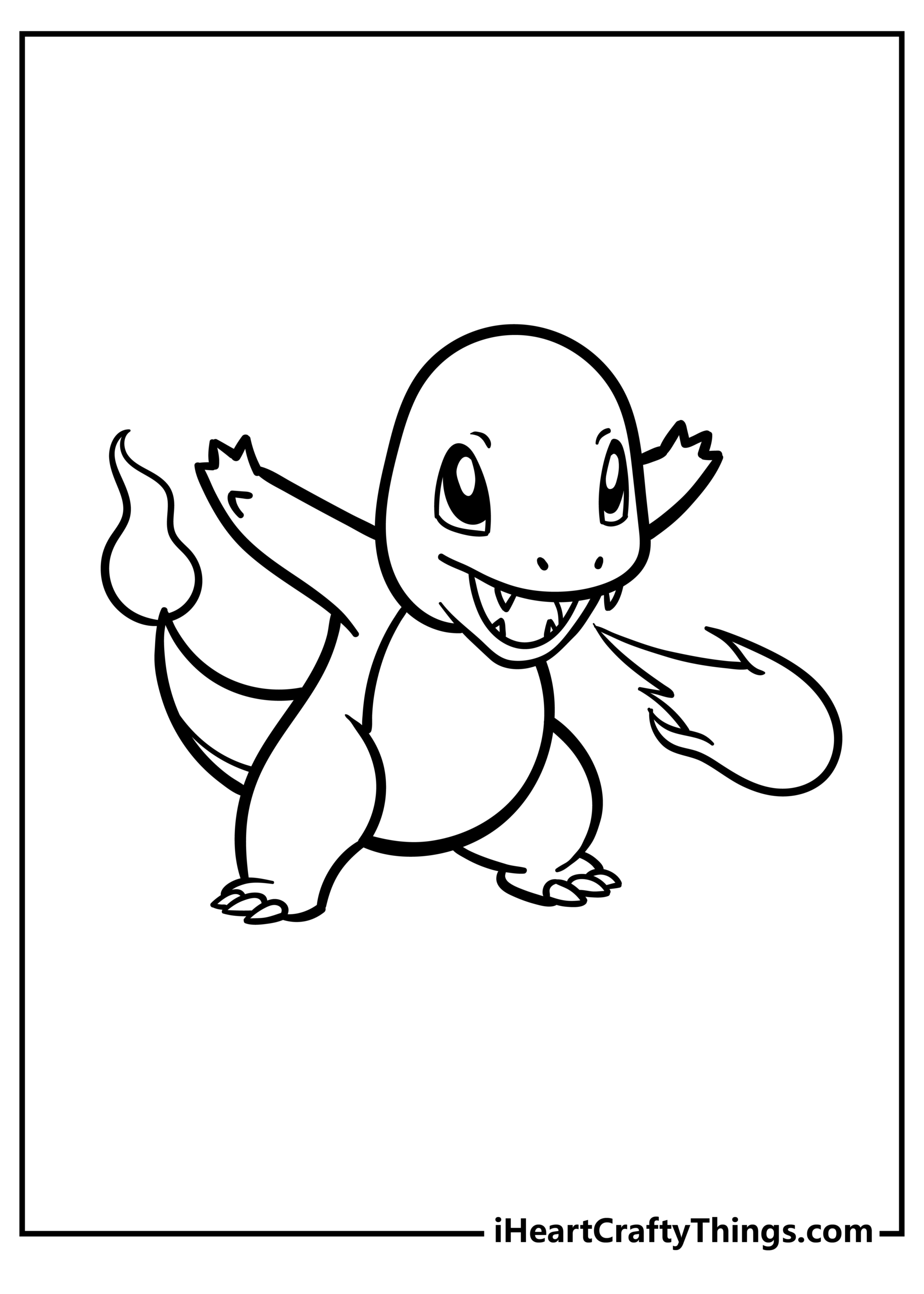 Charmander Coloring Pages 30 Free PDF Printables For Kids Charmander Coloring Pages 30 Free PDF Printables For Kids