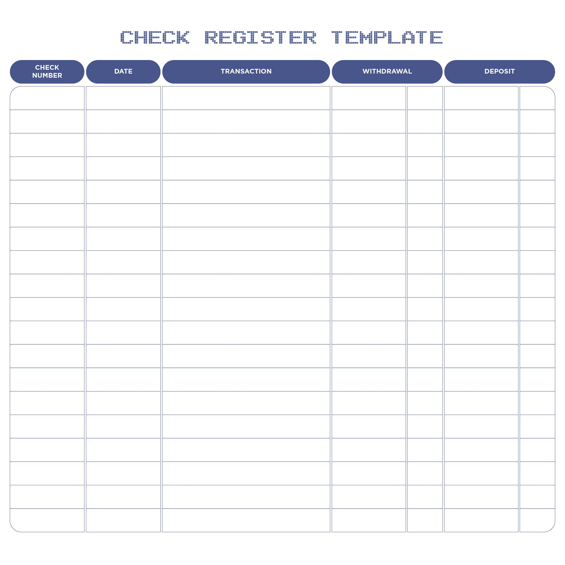 check register printable check register printable