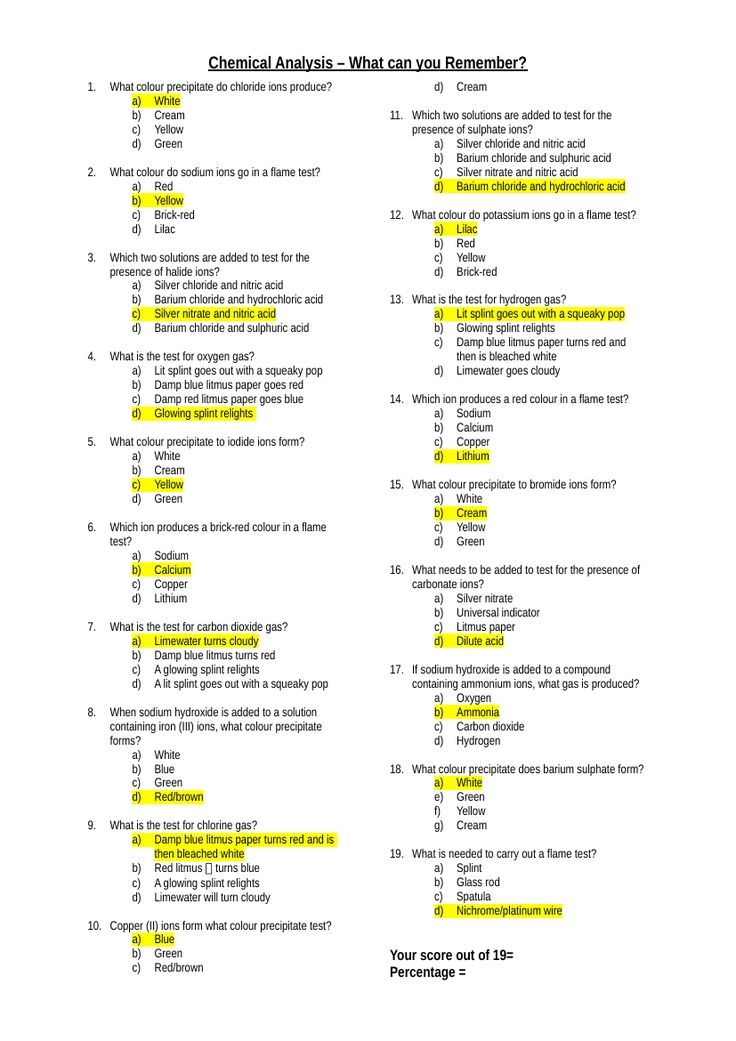 Chemistry Challenges And Solutions Worksheet Answers Dev 