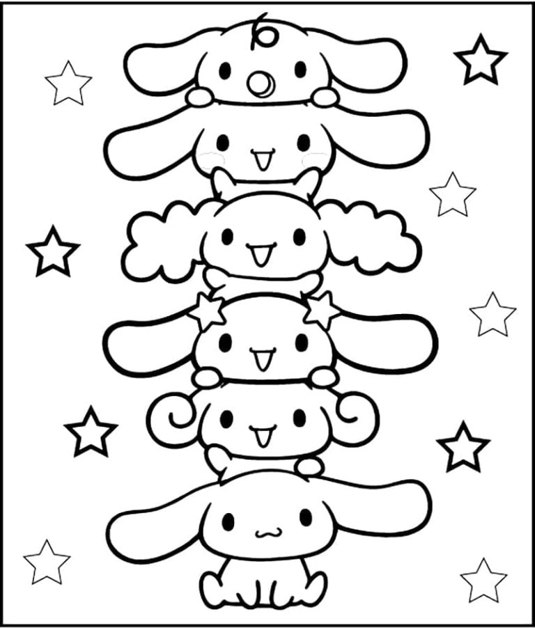Cinnamoroll Coloring Pages