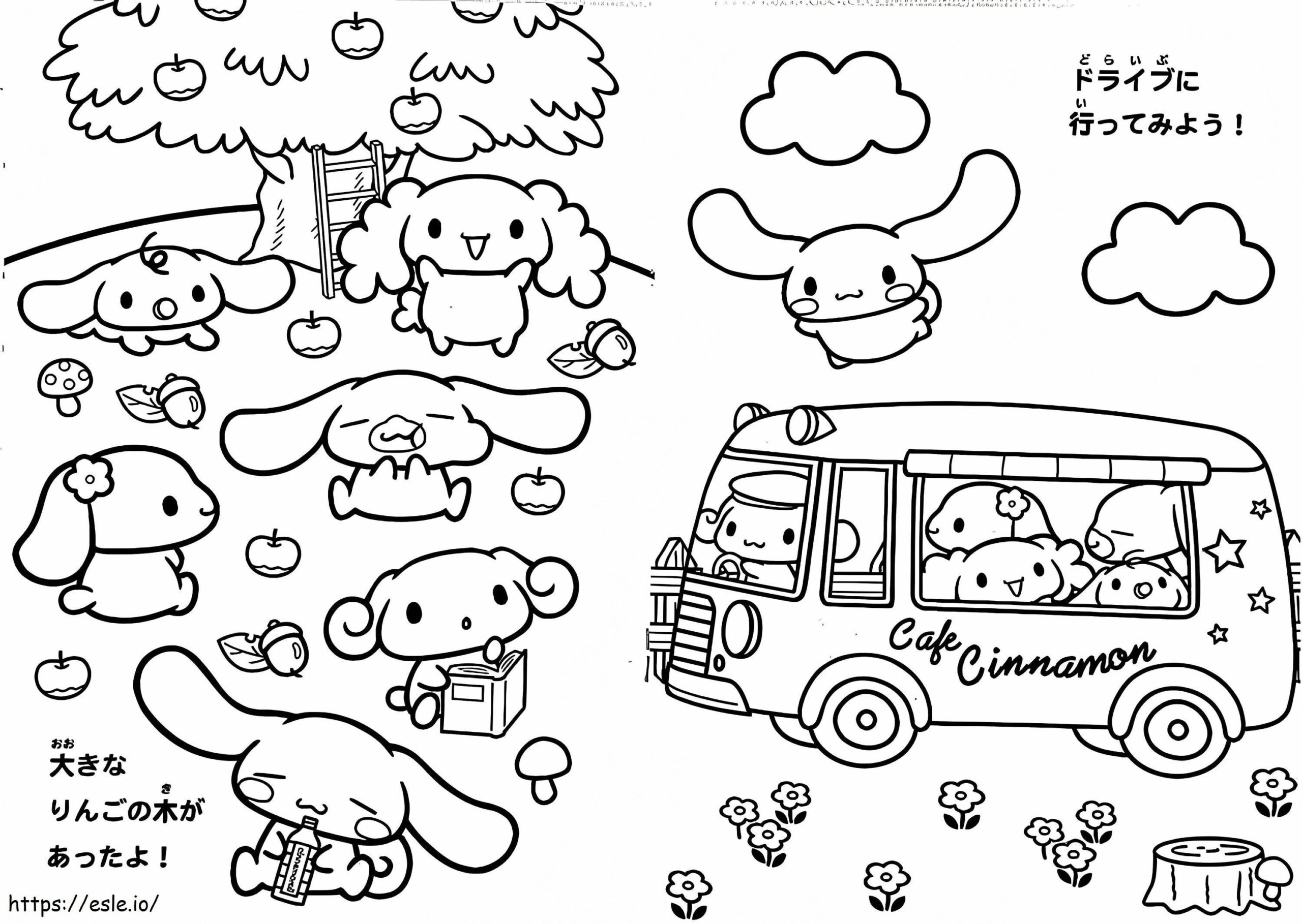Cinnamoroll Coloring Pages 2025 