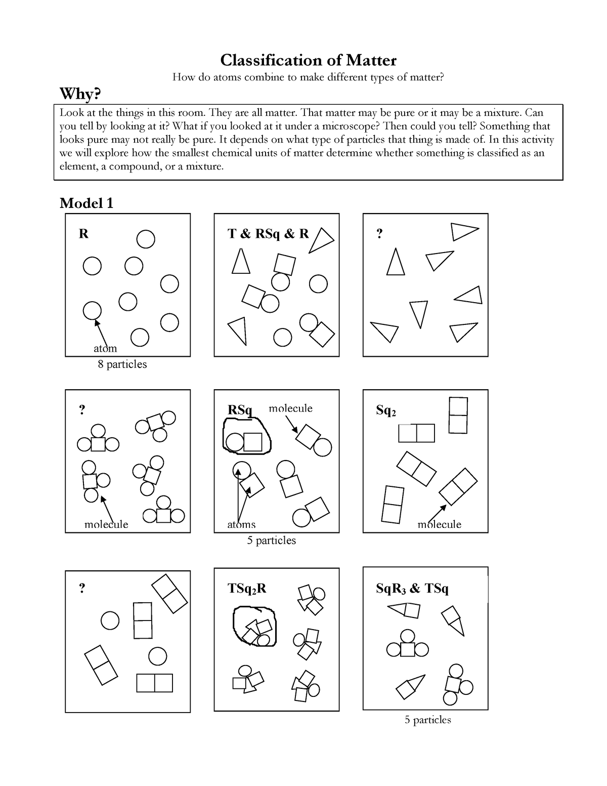 Classify Matter Worksheet Classifying Matter Worksheets 2025