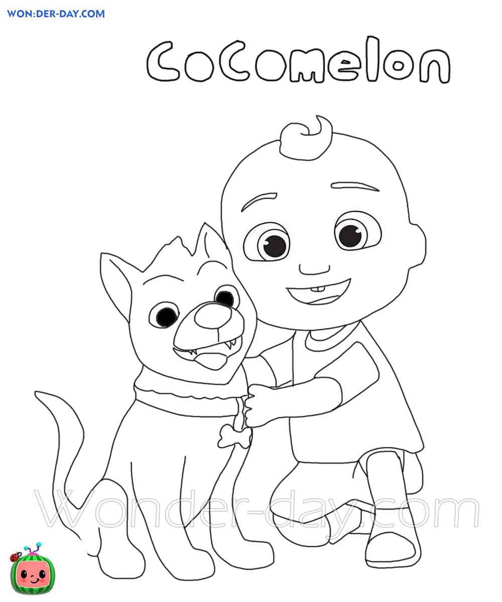 Cocomelon Coloring Pages 50 Coloring Pages WONDER DAY Coloring 