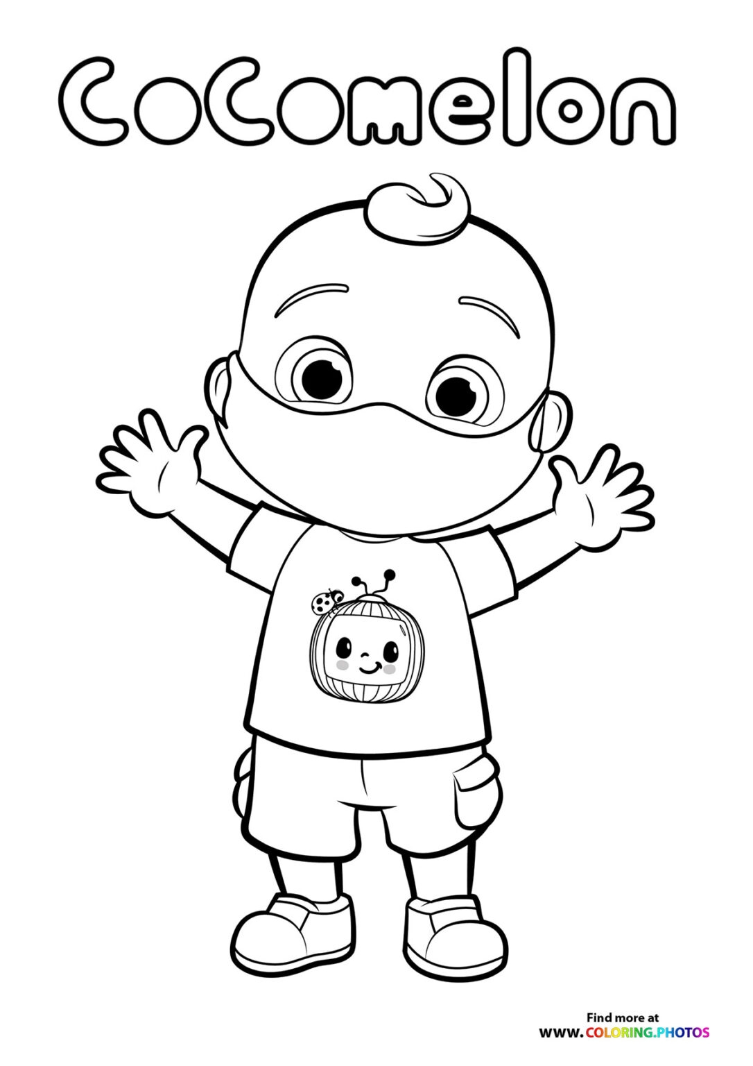 CoComelon Coloring Pages Free Print Or Download Of CoComelon Sheets 