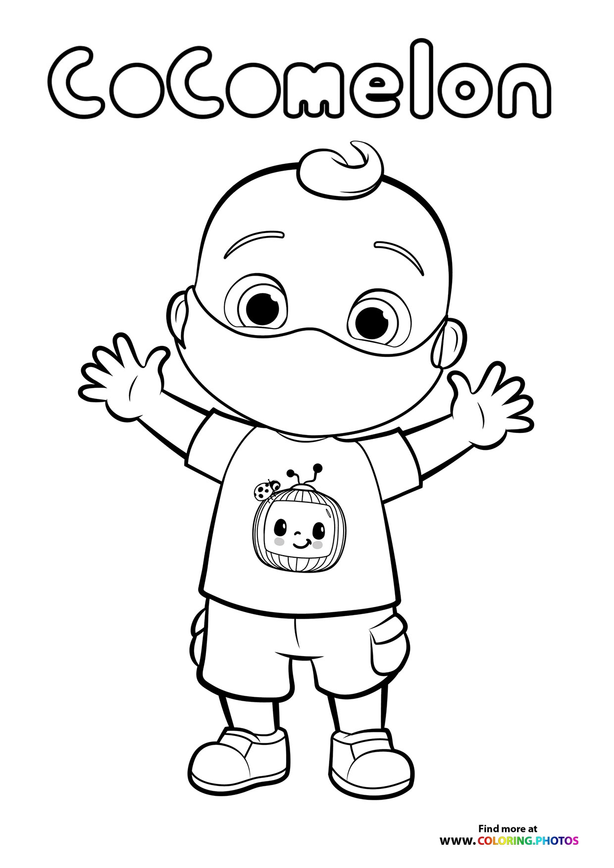 CoComelon Coloring Pages Free Print Or Download Of CoComelon Sheets
