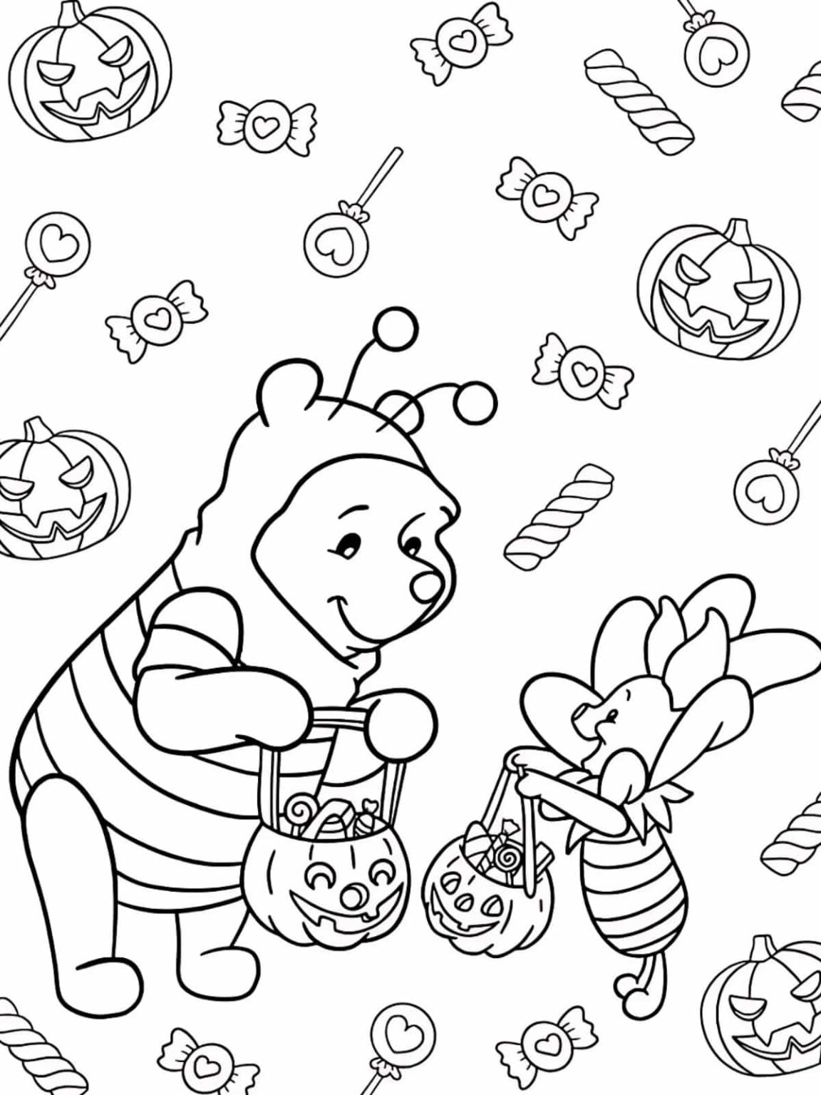 Collection Of 30 Disney Halloween Coloring Pages Printable Collection Of 30 Disney Halloween Coloring Pages Printable