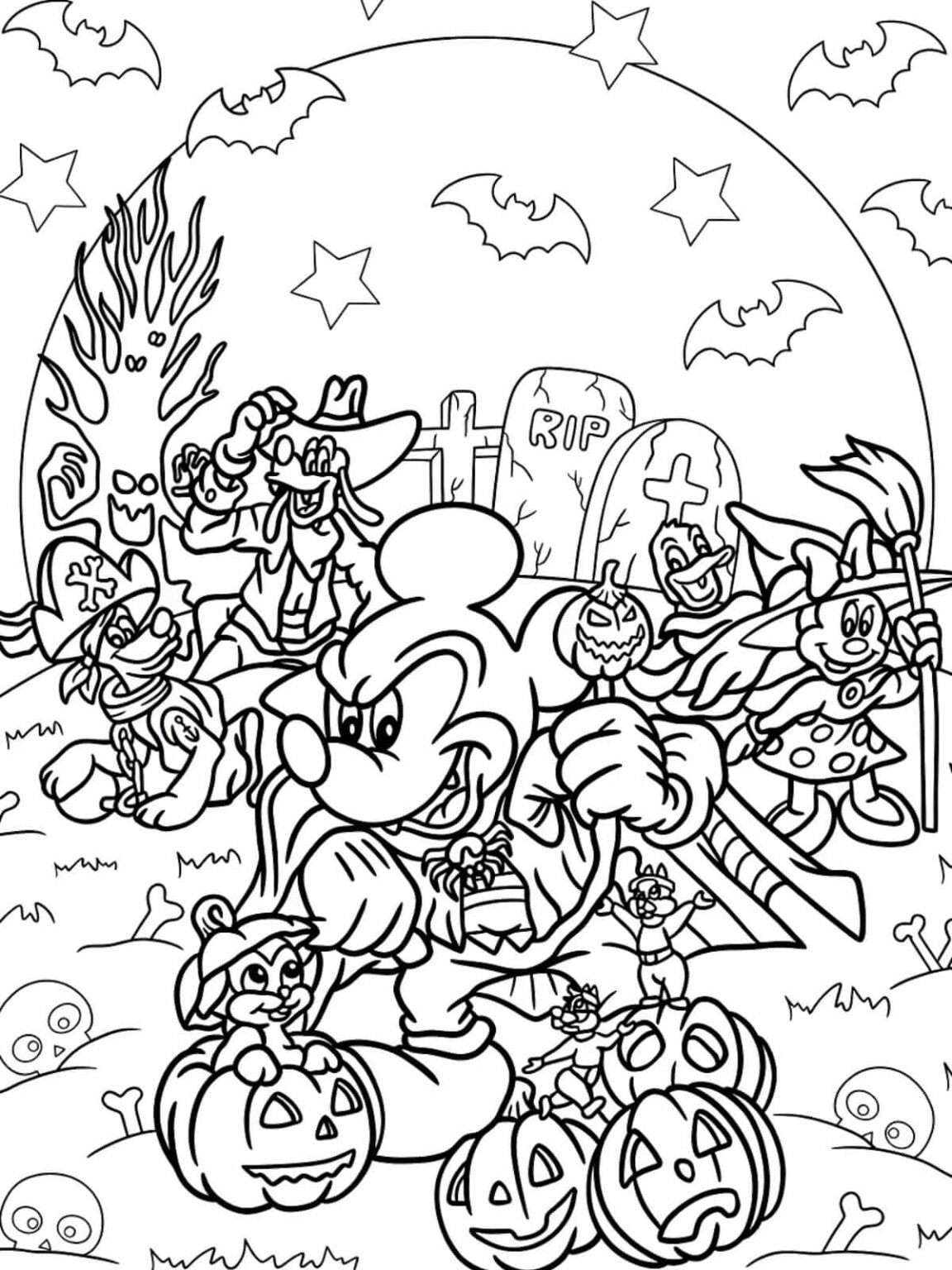 halloween coloring pages disney halloween coloring pages disney