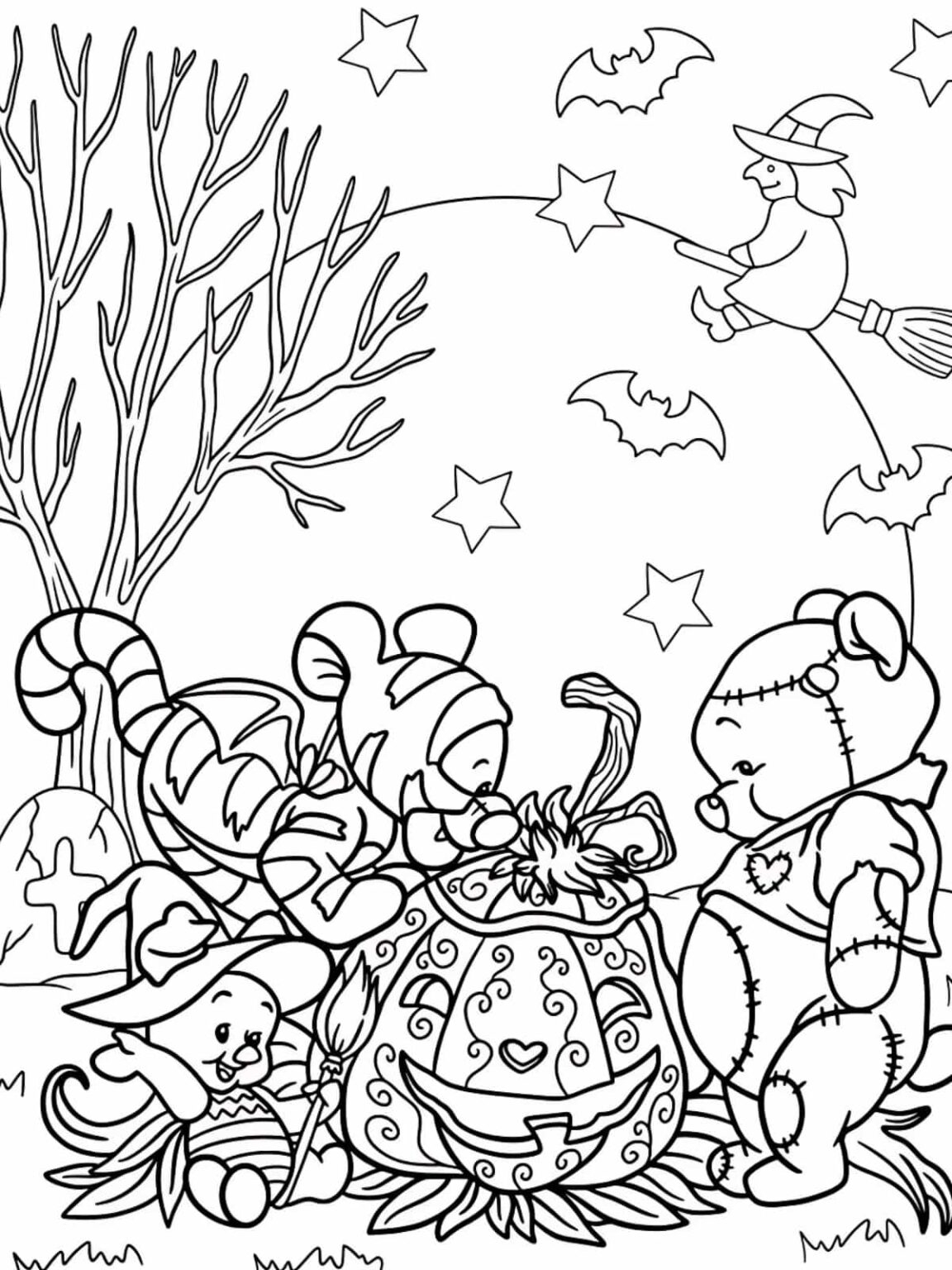 Collection Of 30 Disney Halloween Coloring Pages Printable Collection Of 30 Disney Halloween Coloring Pages Printable
