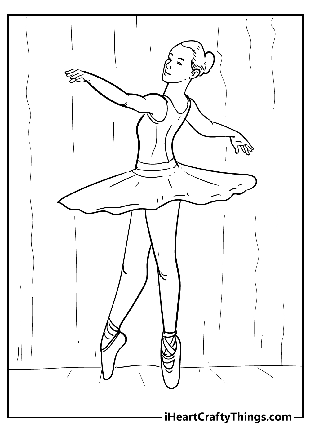 Collection Of Ballet Coloring Pages Free Printable