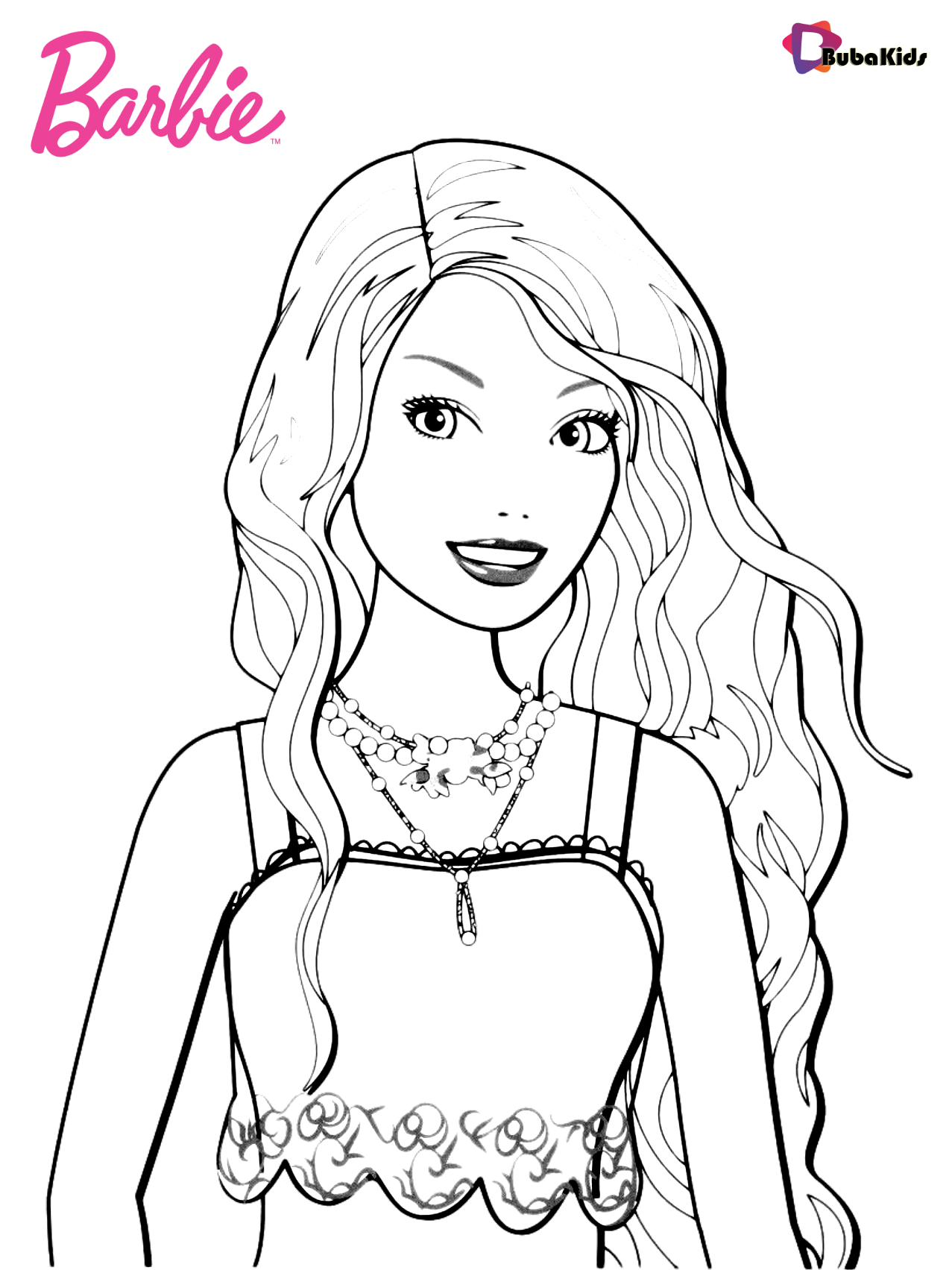 Collection Of Barbie Printable Coloring Pages Free Printable