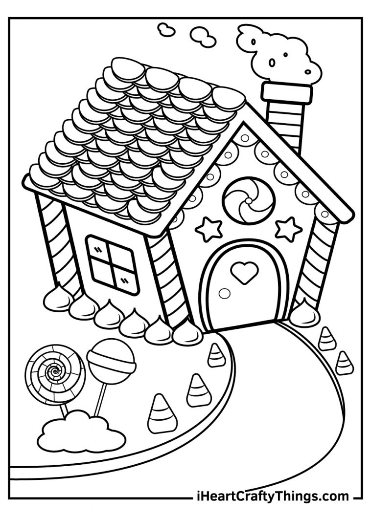 Collection Of Candy Coloring Pages Free Printable