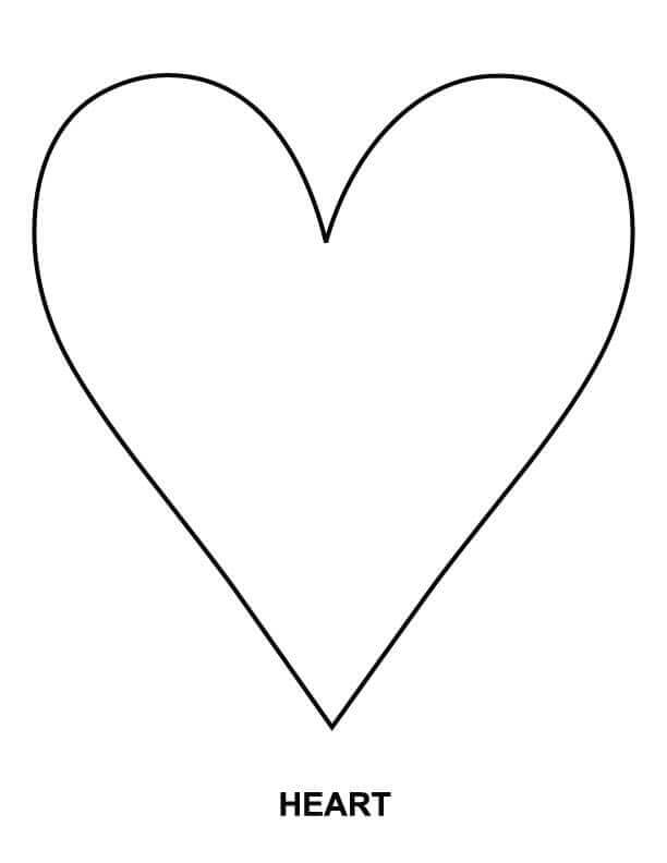 Collection Of Heart Shape Coloring Pages Free Printable