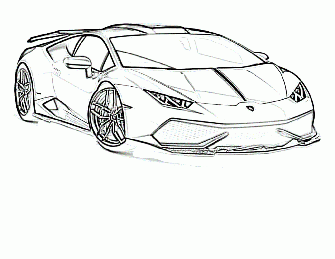 Collection Of Lamborghini Coloring Pages Free Printable