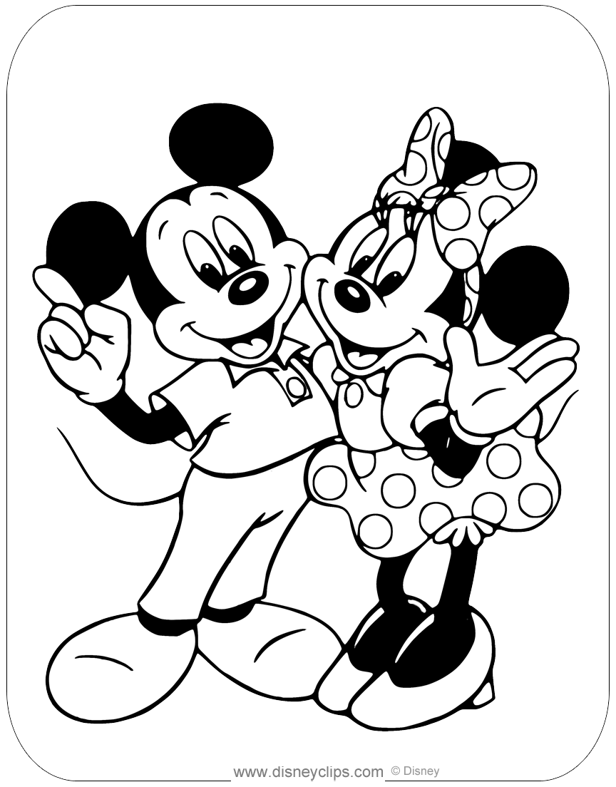 Collection Of Mickey And Minnie Mouse Coloring Pages Free Printable Collection Of Mickey And Minnie Mouse Coloring Pages Free Printable
