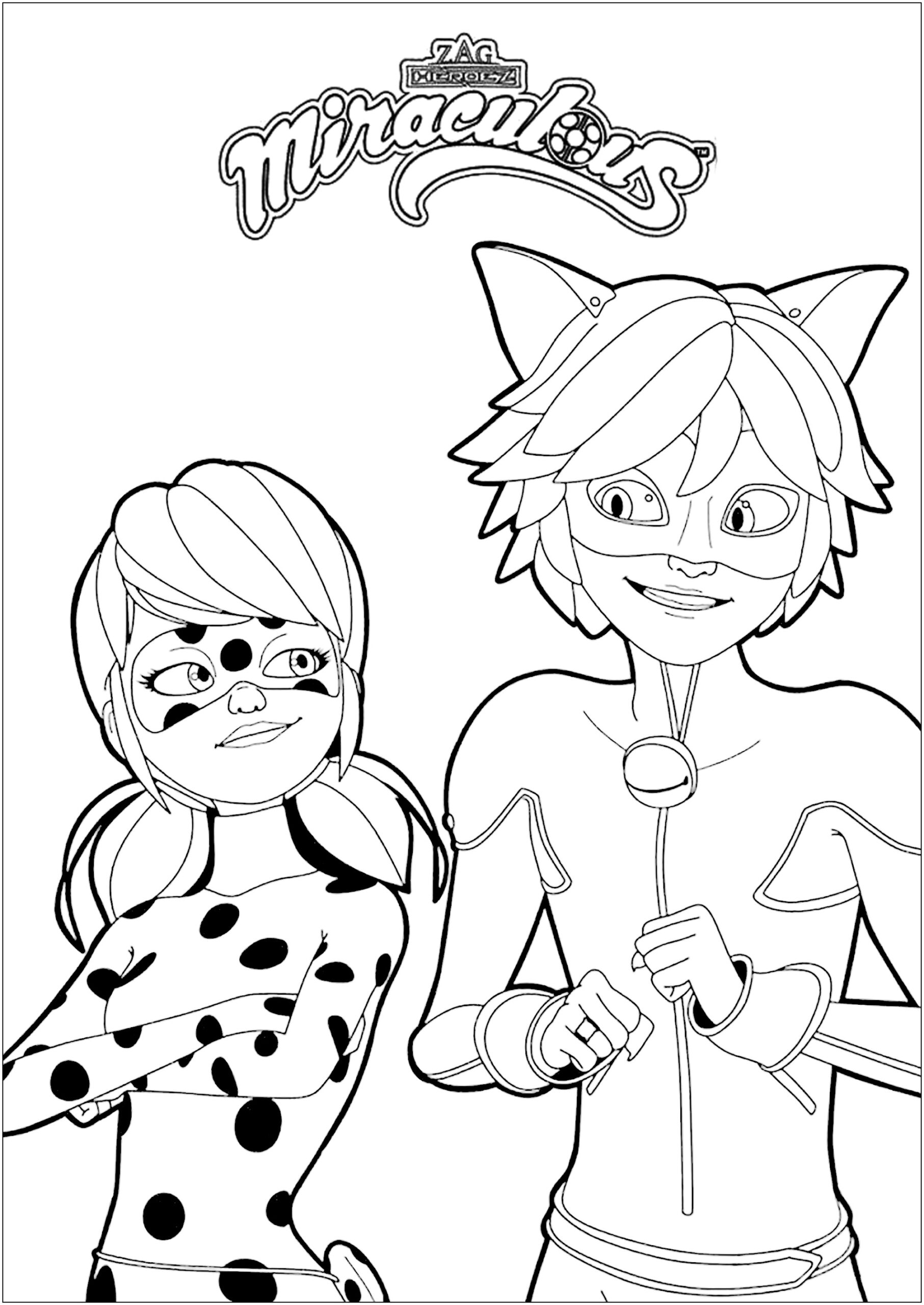 Collection Of Miraculous Ladybug Coloring Page Free Printable