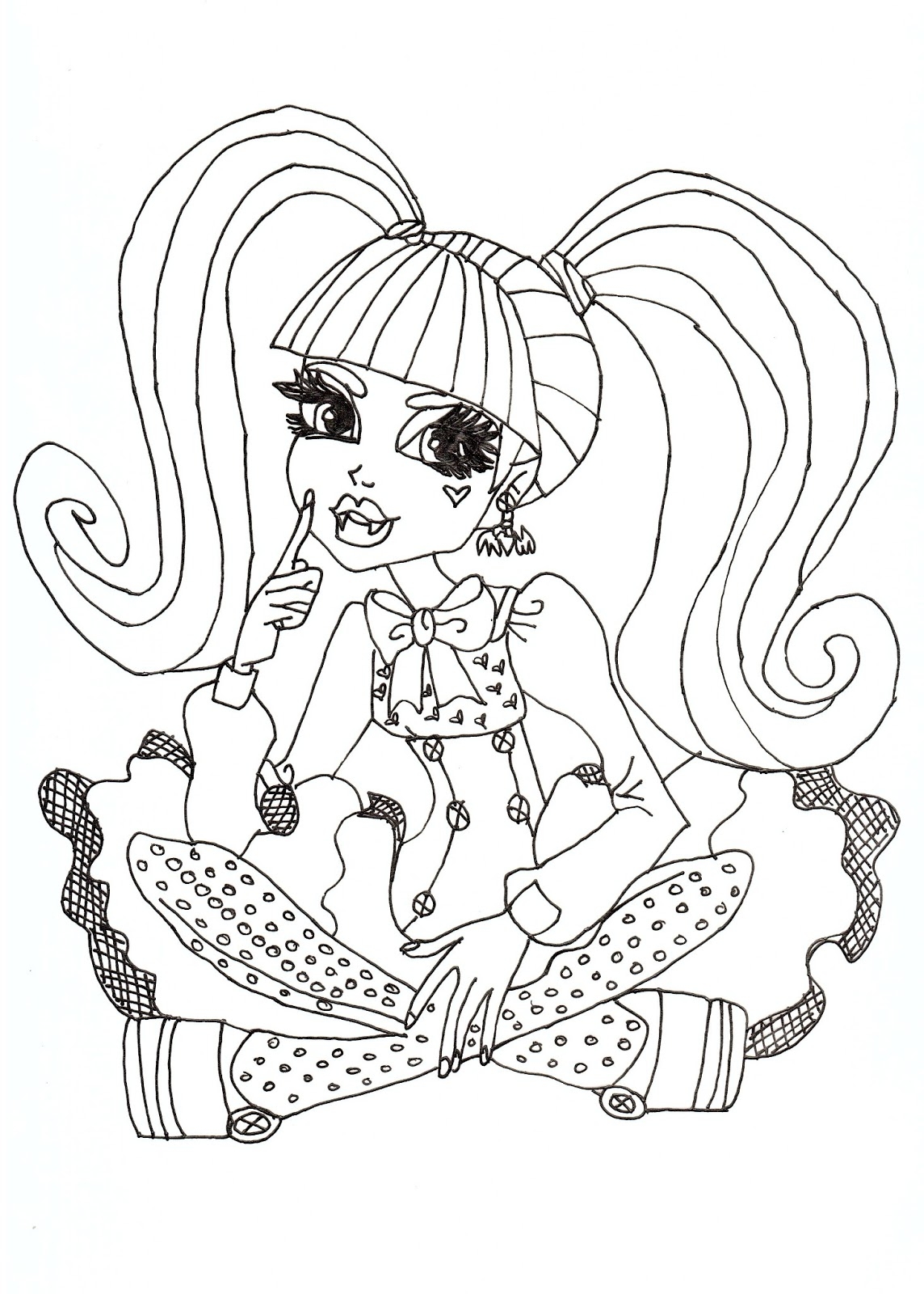 Collection Of Monster High Printable Coloring Pages Free Printable Collection Of Monster High Printable Coloring Pages Free Printable