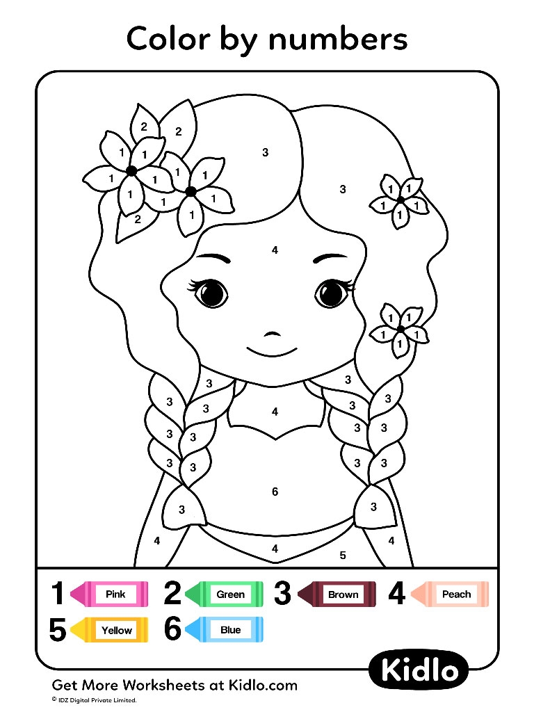 Color By Numbers Coloring Pages Worksheet 71 Kidlo Color By Numbers Coloring Pages Worksheet 71 Kidlo
