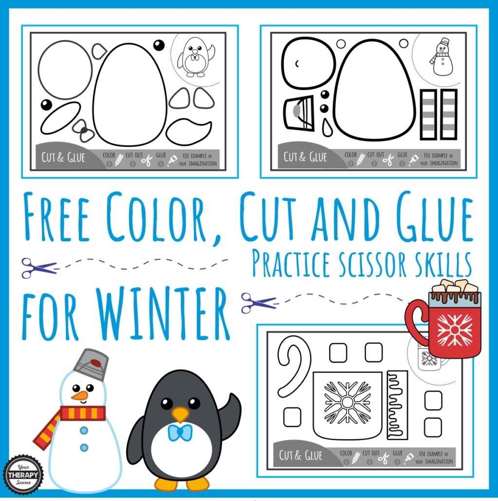Color Cut And Glue Worksheets Free Worksheets Printable