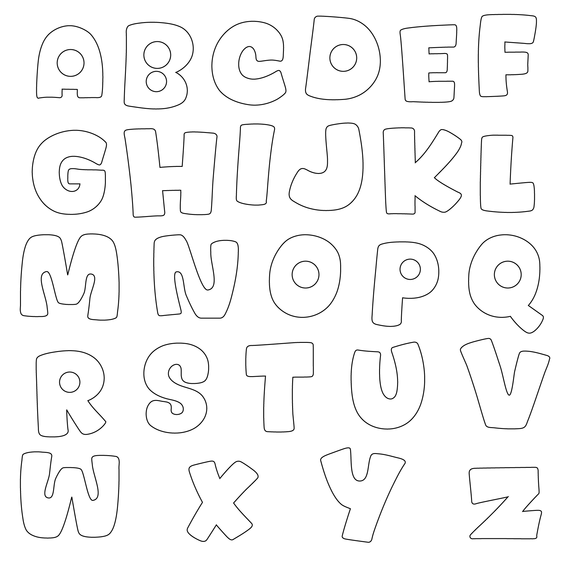 Colored Bubble Letter Font 20 Free PDF Printables Printablee Colored Bubble Letter Font 20 Free PDF Printables Printablee