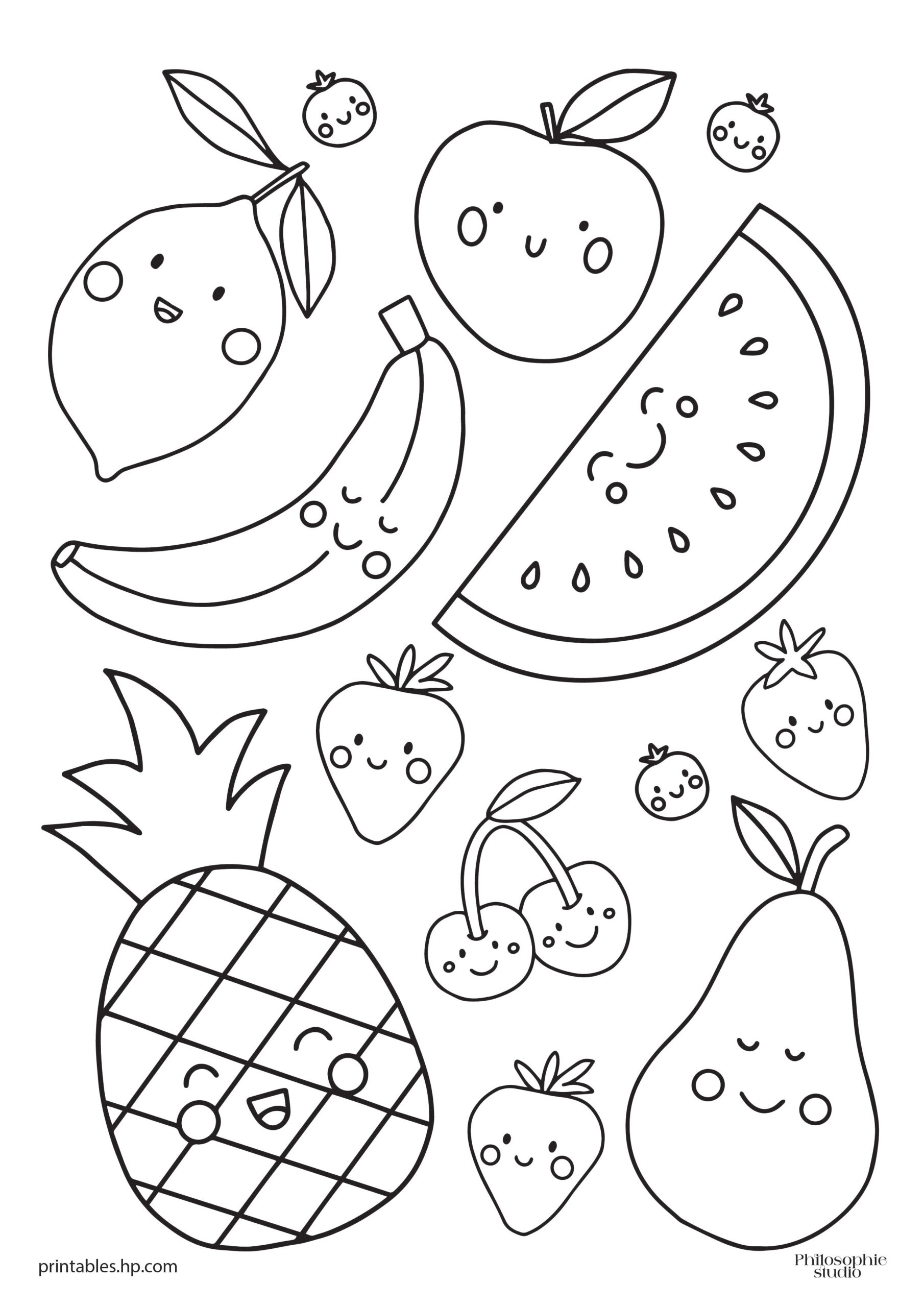 Coloring For Kids Happy Fruits Printables Free Coloring Pages Coloring For Kids Happy Fruits Printables Free Coloring Pages