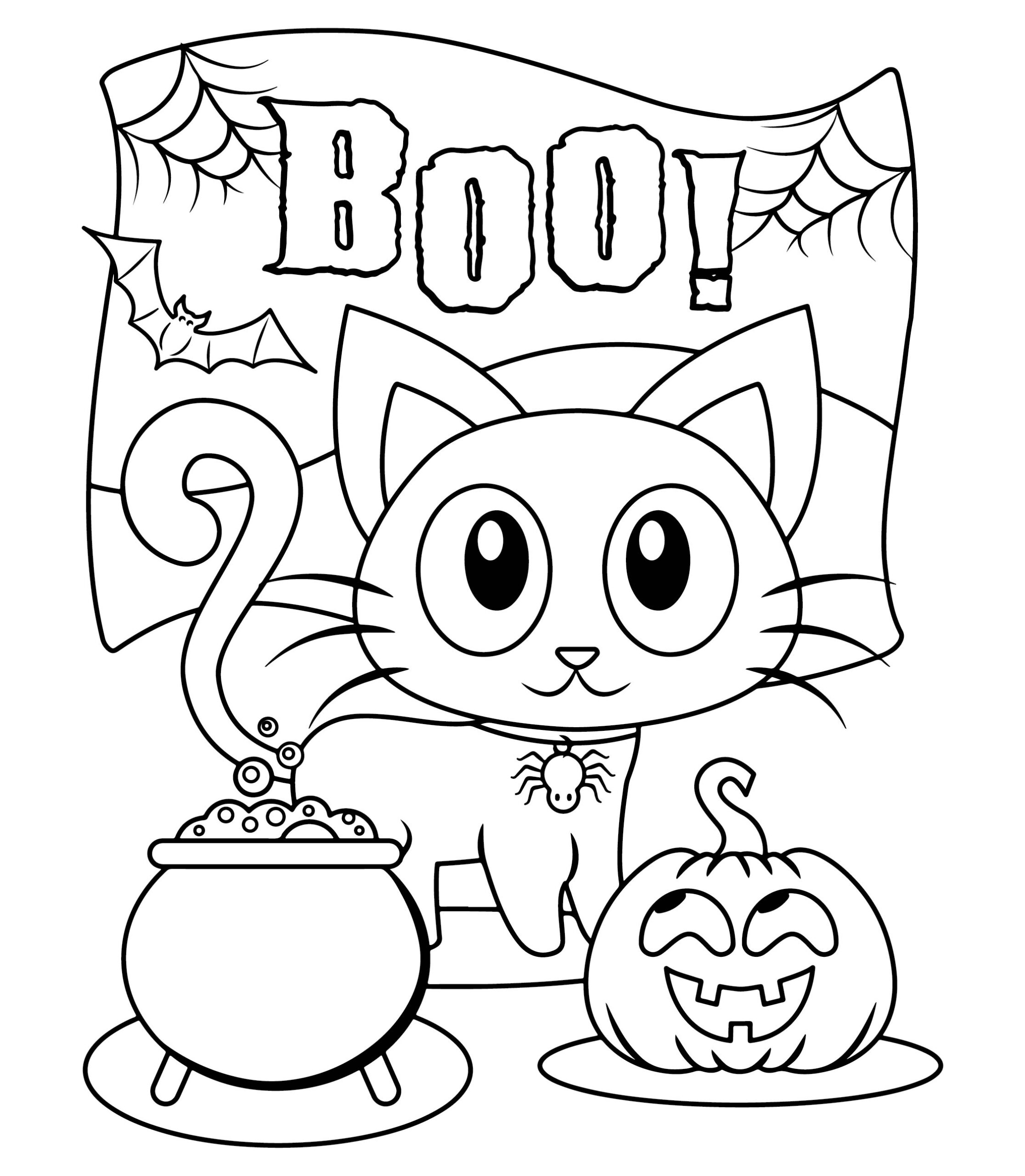 Coloring Halloween Coloring Pics