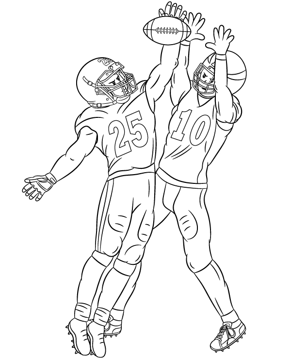 coloring pages nfl