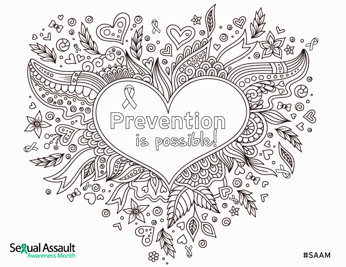 domestic violence awareness month coloring pages
