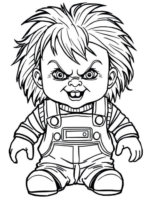 Coloring Pages Chucky 2025 