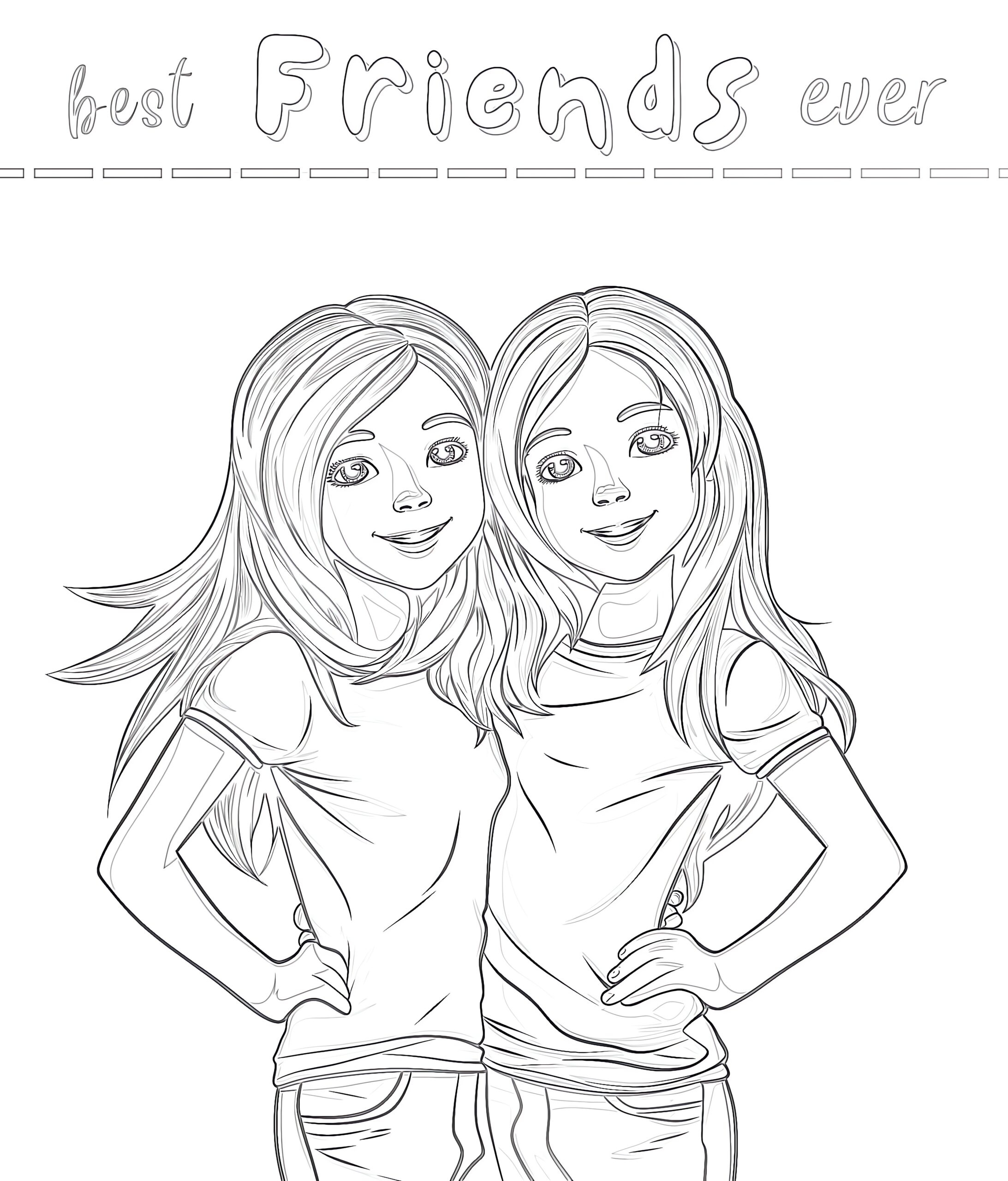 Coloring Pages For Friends A Fun Way To Connect And Create