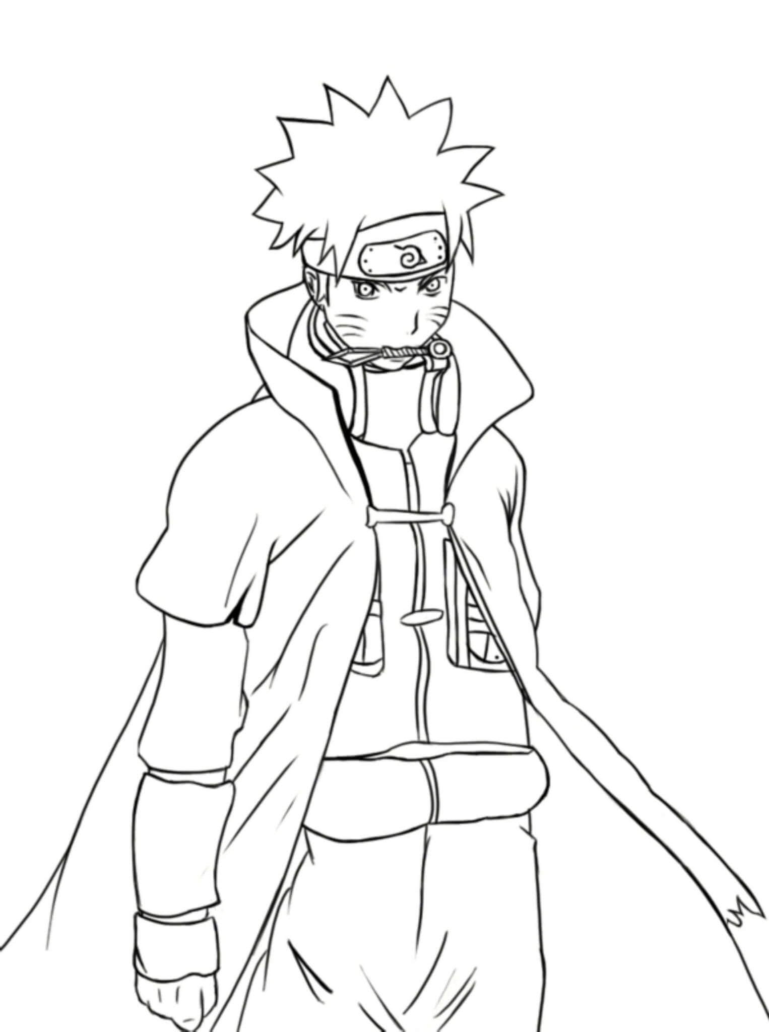 naruto coloring pages
