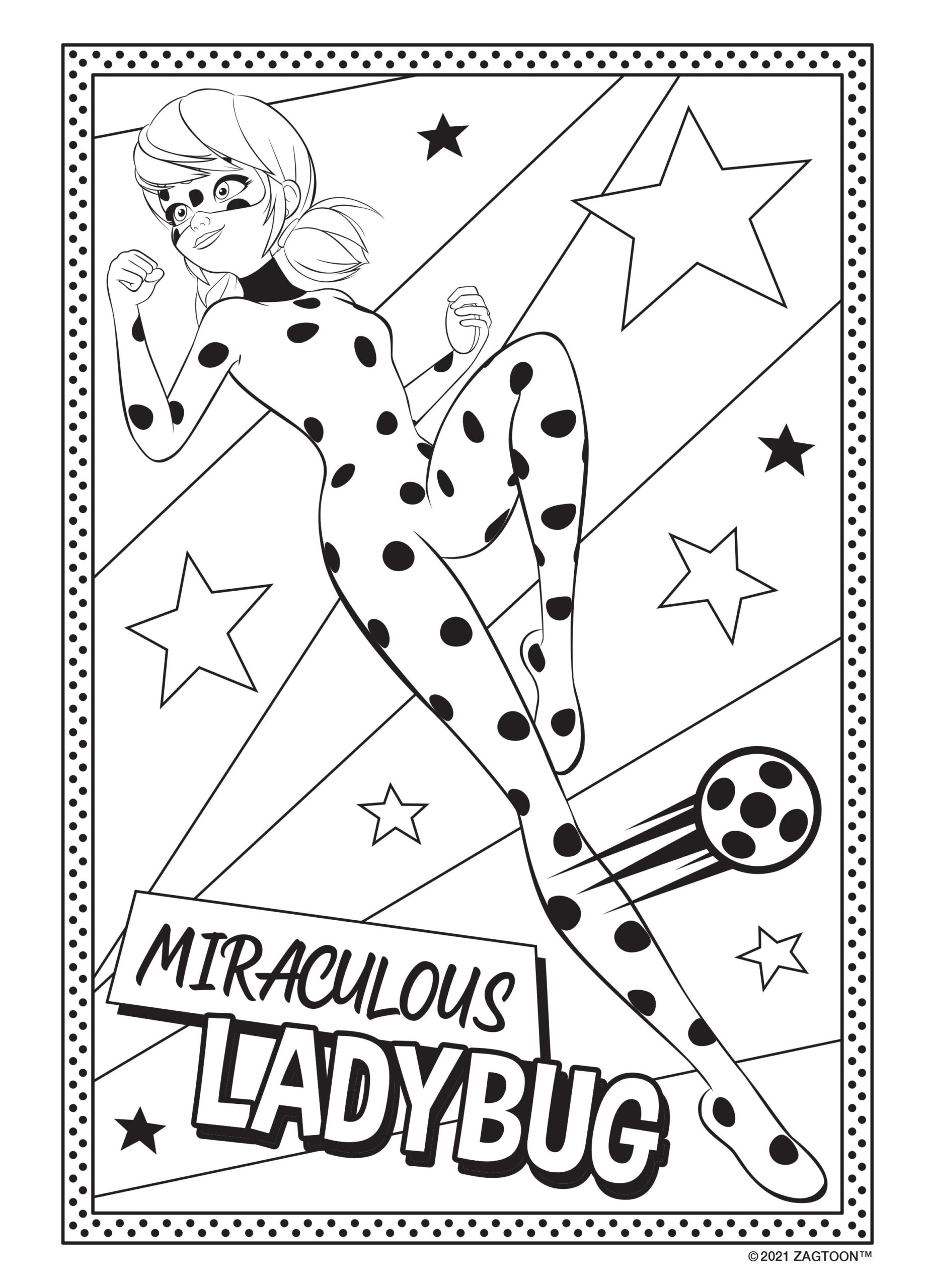 miraculous ladybug coloring pages