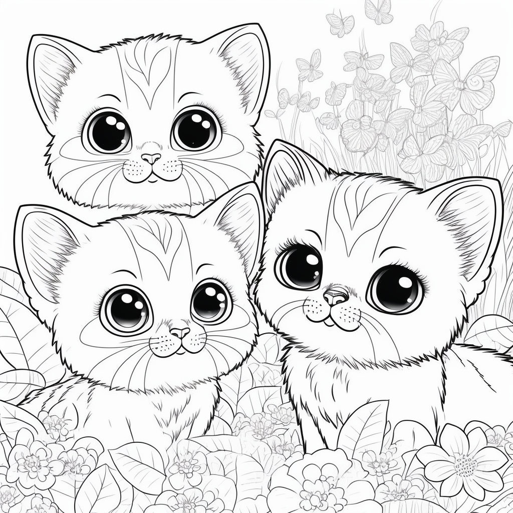 Coloring Pages Of Cats