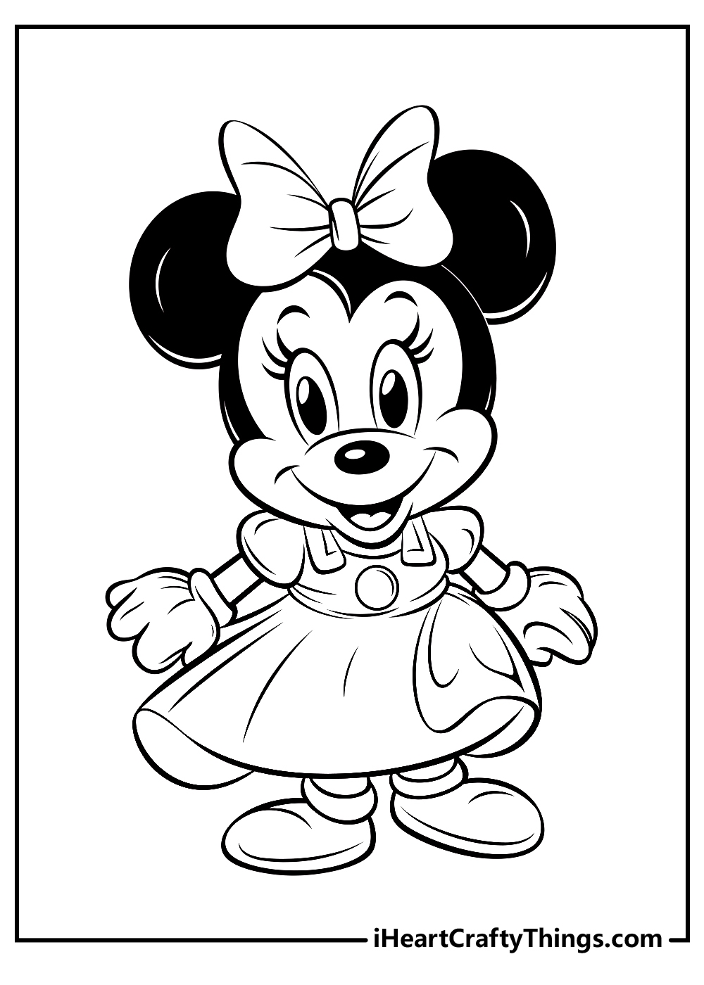 Coloring Pages Of Minnie Unleash Your Creativity With The Mouseketeer
