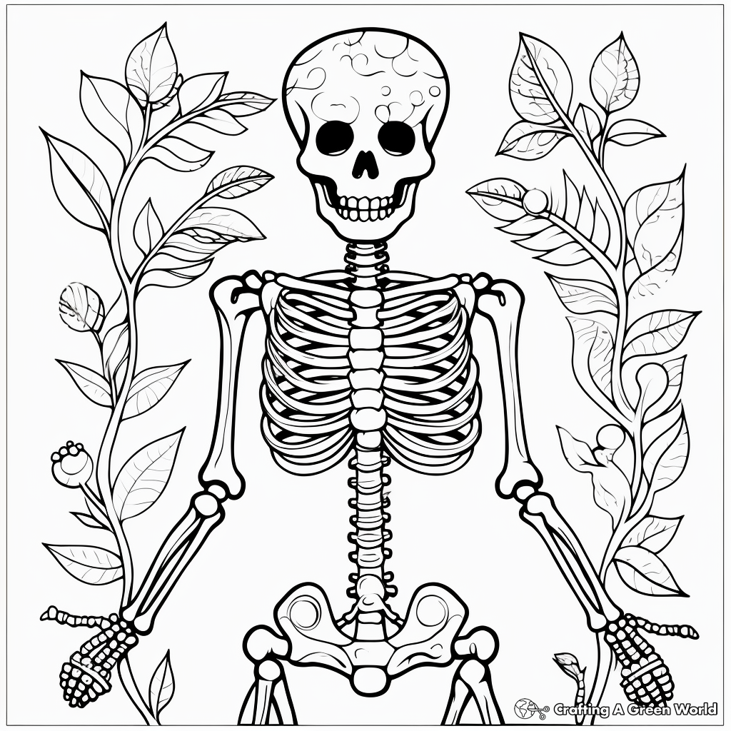 Coloring Pages Of Skeletons Coloring Pages Of Skeletons