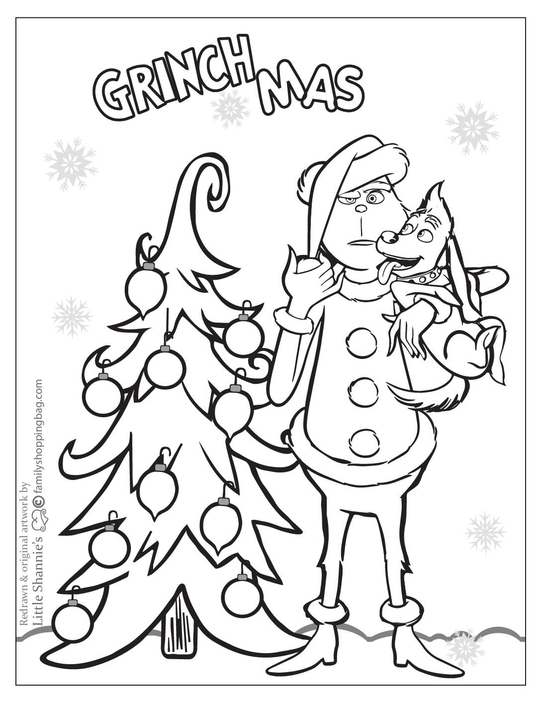 Coloring Pages Of The Grinch