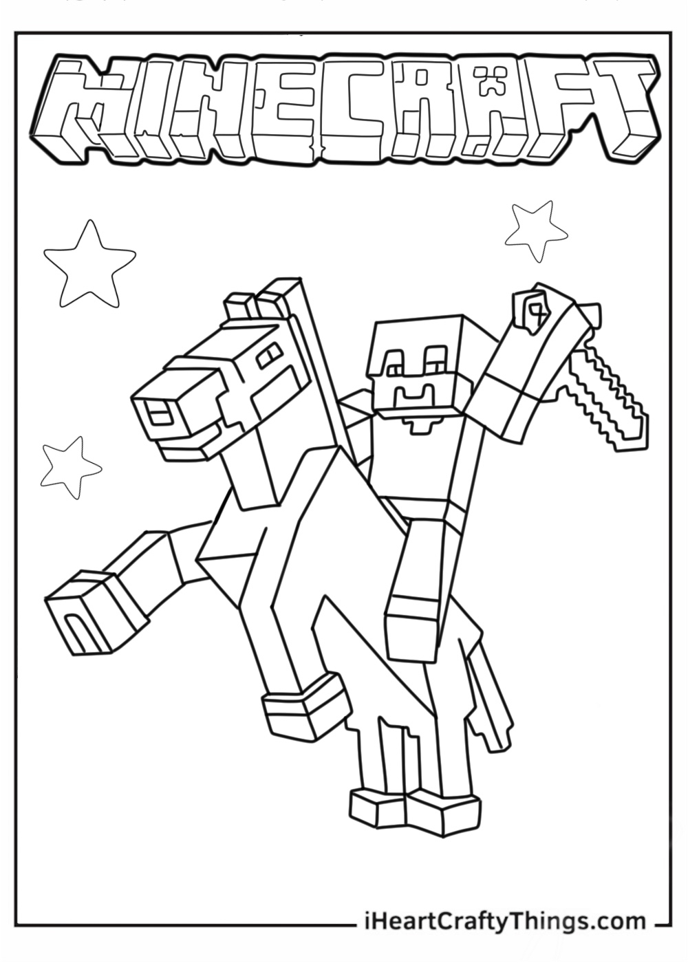 Coloring Sheet Minecraft Minecraft Coloring Pages Free Printables