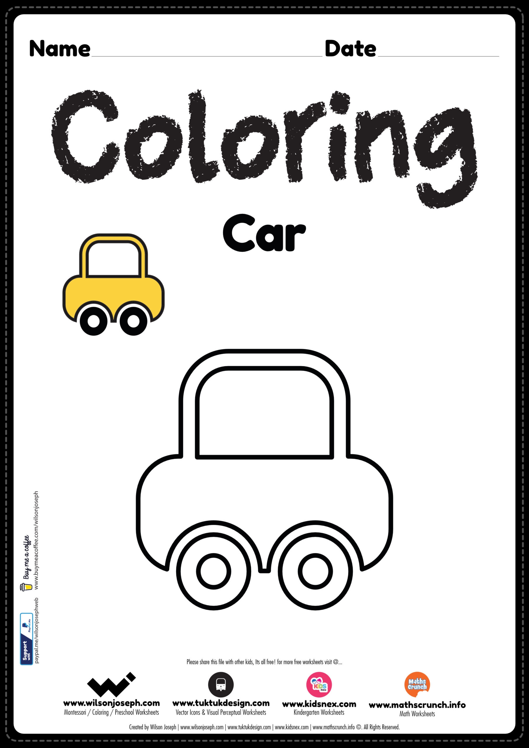 Coloring Worksheets For Kindergarten Free Printables Worksheets Library
