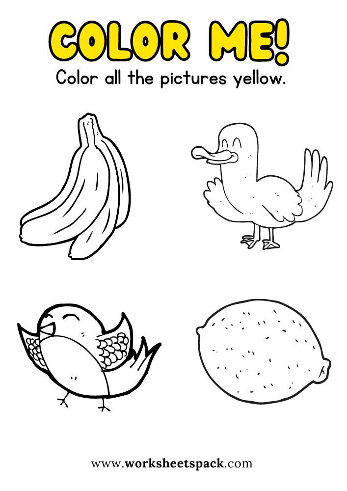 Coloring Worksheets For Kindergarten Preschool Coloring Pages 