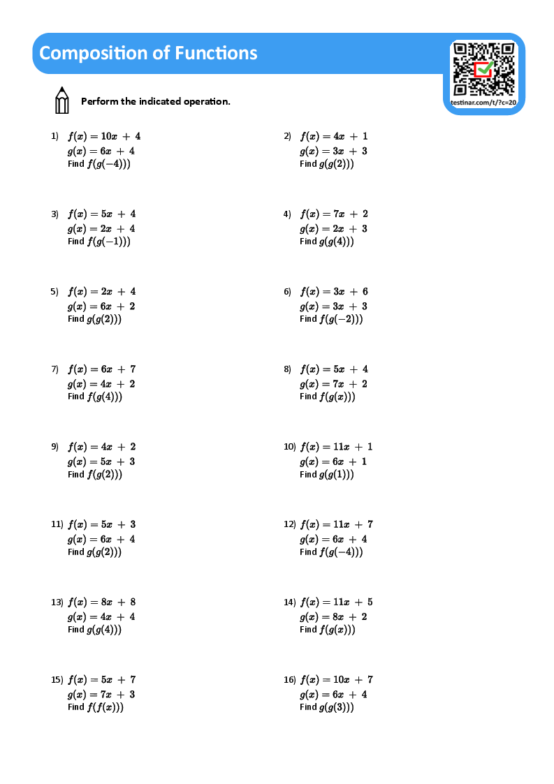 Composition Of Functions Worksheets Worksheets Library Composition Of Functions Worksheets Worksheets Library