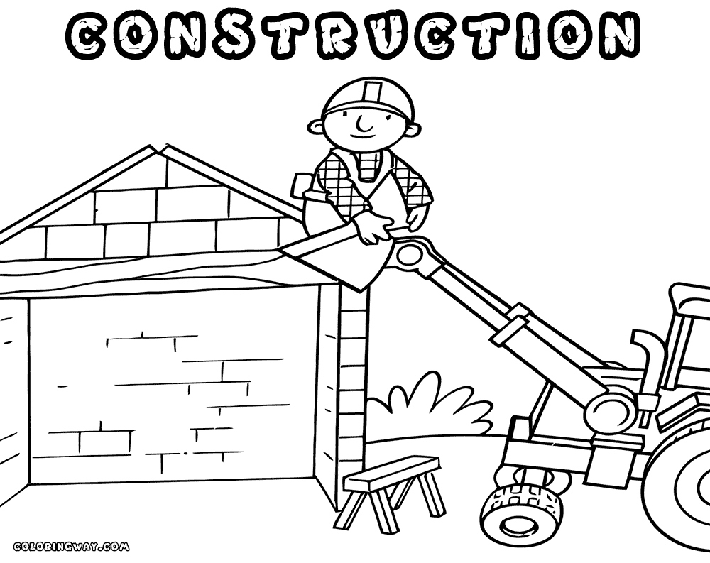 construction coloring pages construction coloring pages