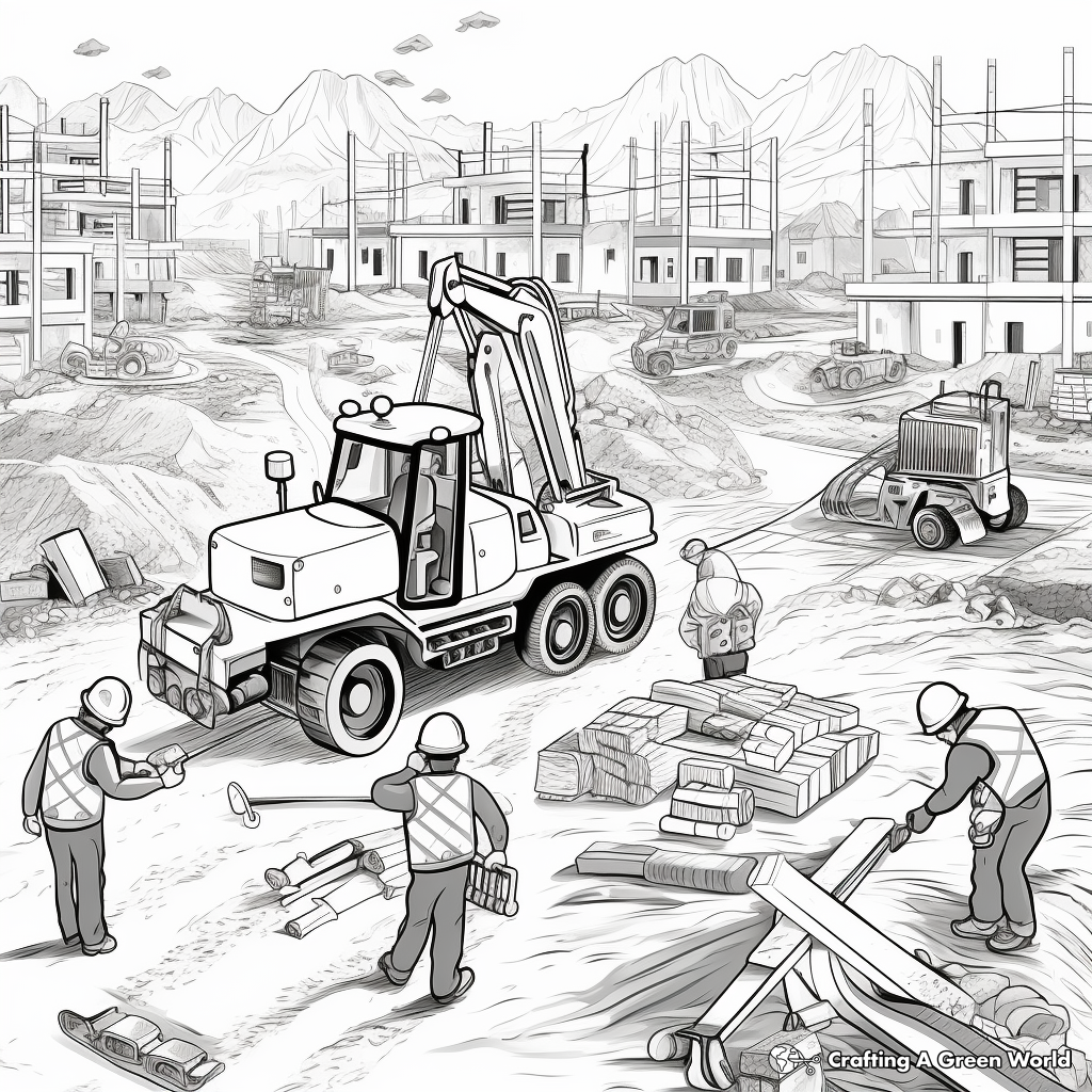 Construction Truck Coloring Page Construction Vehicles Coloring Book Construction Truck Coloring Page Construction Vehicles Coloring Book