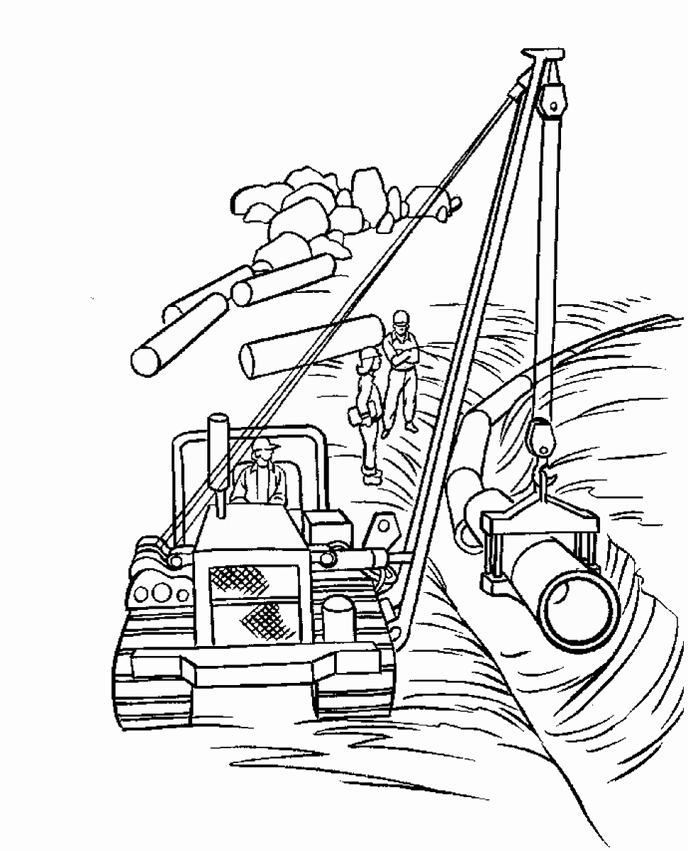 Constructions Coloring Pages Constructions Coloring Pages