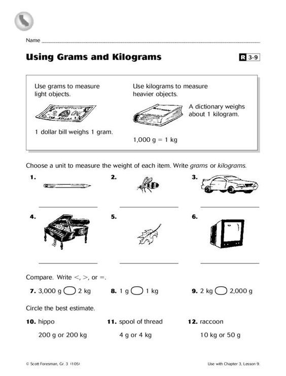 Converting Grams To Kilograms Worksheet Writing Practice Worksheet