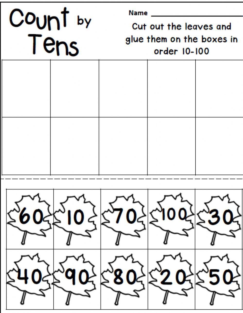 Counting Tens And Ones Part 1 Worksheet Free Printable For Kids 