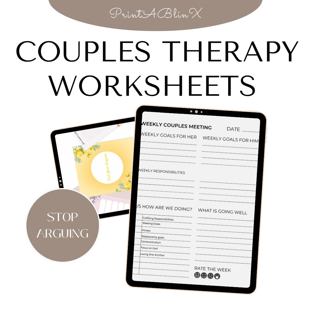 Couples Therapy Exercises Worksheets