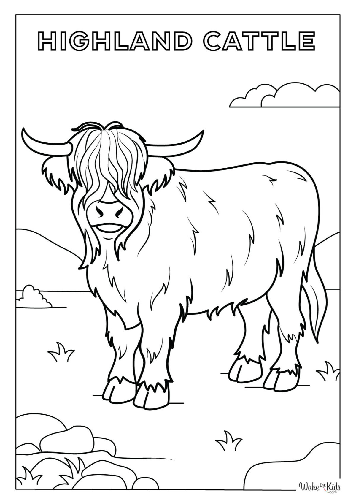 Cow Coloring Pages Free Printable PDFs WakeTheKids