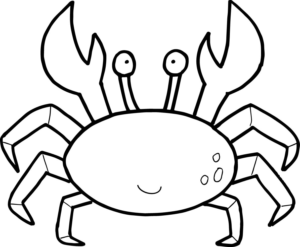 Crabs Free Coloring Pages Crabs Free Coloring Pages