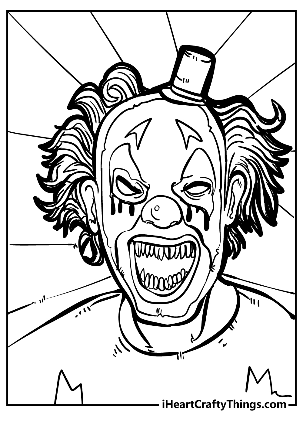 Creepy Coloring Pages 2025 