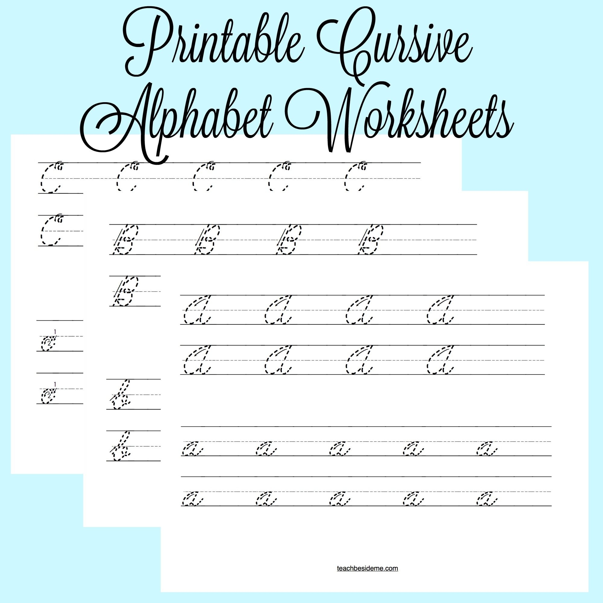 Cursive Alphabet Letters Printable AlphabetWorksheetsFree Cursive Alphabet Letters Printable AlphabetWorksheetsFree